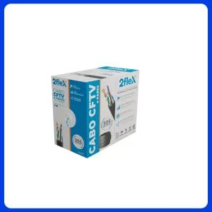 Cabo para Cftv 4p Azul 2 Flex 305 Mts (11344)