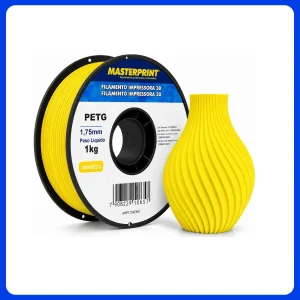 Filamento 3d Masterprint Petg Amarelo 1kg 1.75mm (231020013)
