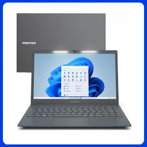 Notebook Positivo Vision C14 Celeron 4gb 128gb Emmc 14 Cinza Win 11 Home - C4128a-14