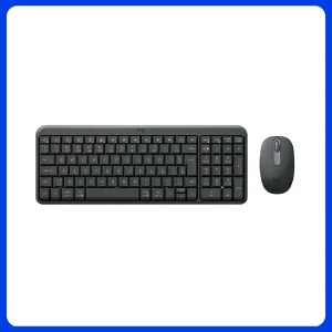 Teclado+mouse S/fio Mk250 Logitech Grafite