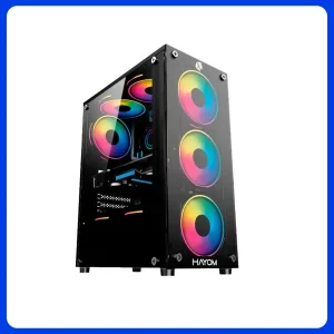Gabinete Gamer Hayom Gb1729 com 4 Fans (s/fonte)